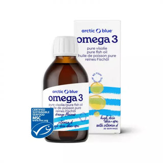 Arctic Blue Omega 3 pure visolie met vitamine D, 150 ml