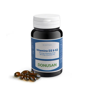 Bonusan vitamine D3 + K2     60softgels