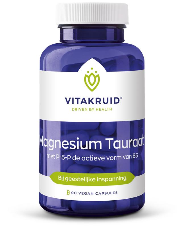 Vitakruid Magnesium tauraat with P-5-P 90Vcaps