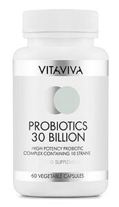 PROBIOTICS 30 BILLION  lactic acid bacteria - 60caps VITAVIVA