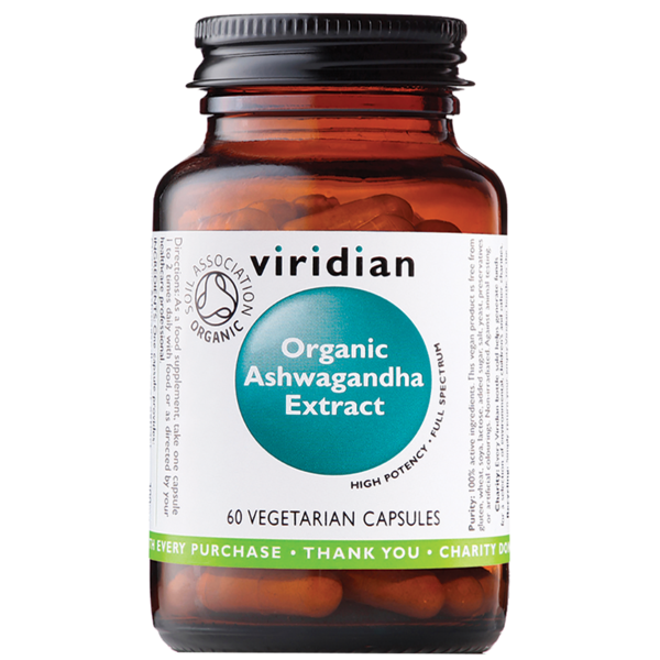 Organic ashwagandha extract Viridian 60caps