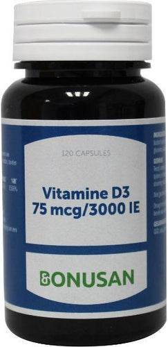 Vitamin D3 75 mcg/3000 IU Bonusan 120 softgels
