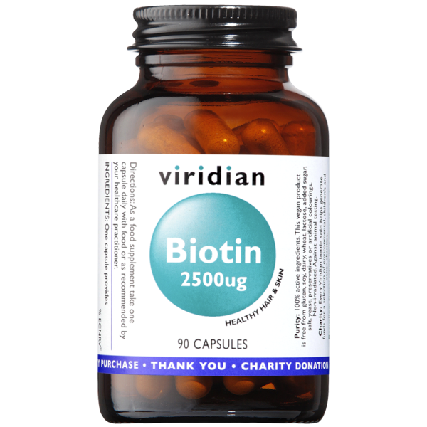 Biotin 2500µg Viridian 90caps 
