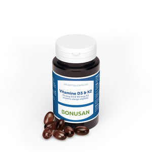 Bonusan vitamine D3 + K2      120softgels