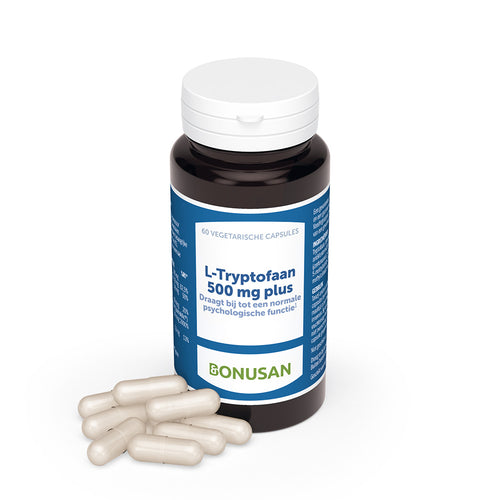 L-Tryptofaan 500mg plus Bonusan 60caps