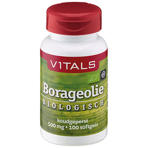 Borage Oil Organic 100 Softgels Vitals