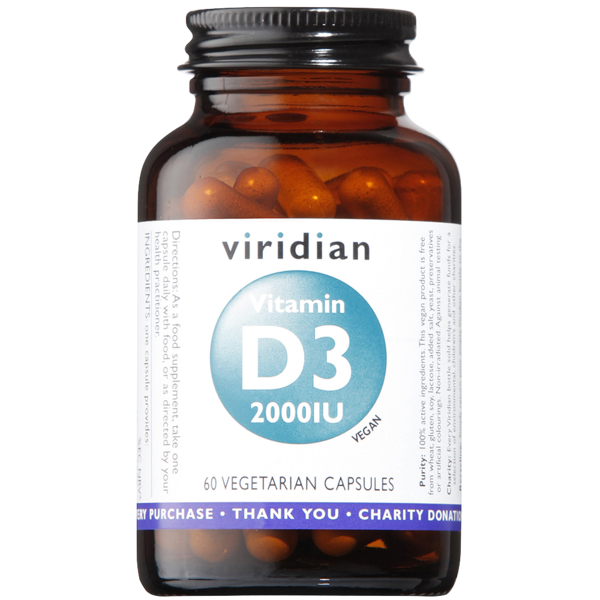 Vitamine D3 Viridian 60caps