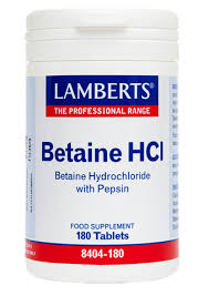 Betaïne HCL Lamberts 180tab