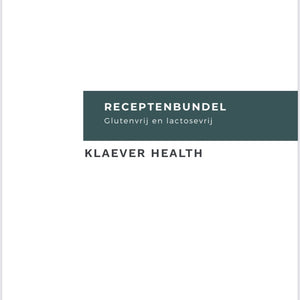 Klaever Health Receptenbundel (gluten en lactosevrij)