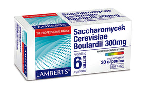 Saccharomyces Cerevisiae Boulardii 300mg Lamberts 30 caps