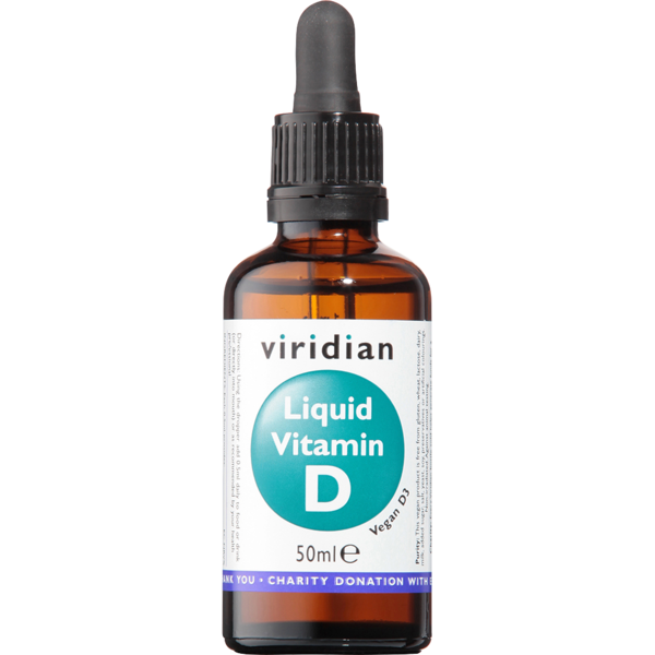Liquid Vitamin D3 2000 IU (50 µg) Viridian 50 ml