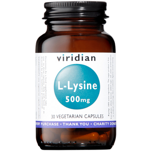 L-Lysine 500 mg Viridian 30caps