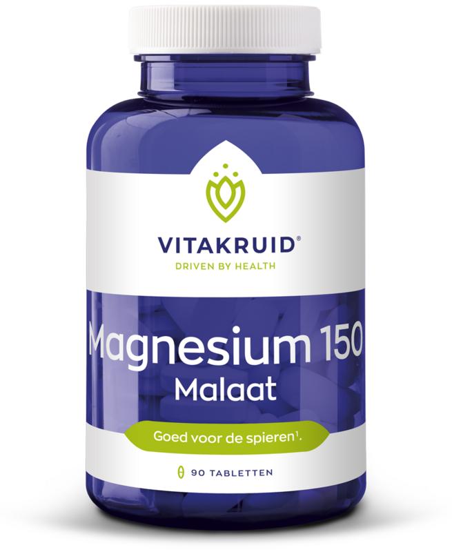 Magnesium 150 Malaat 90 tabletten Vitakruid
