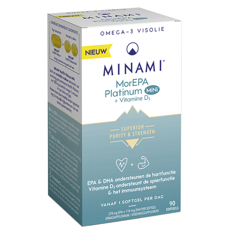 Minami MorEPA Platinum mini (lower dose) 90 softgels