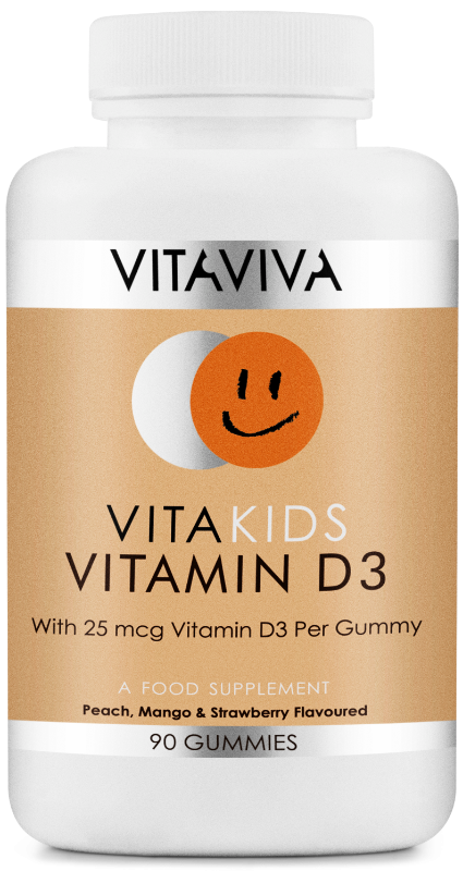 Kids Vitamine D 25 mcg  Vitaviva  90gummies