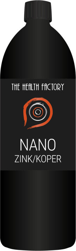 Nano Zink/Koper 500ml/ 1000ml The Health Factory
